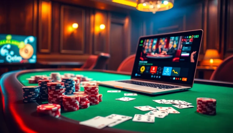 Enjoy exhilarating gameplay at new88 com with colorful poker chips and live dealer action.